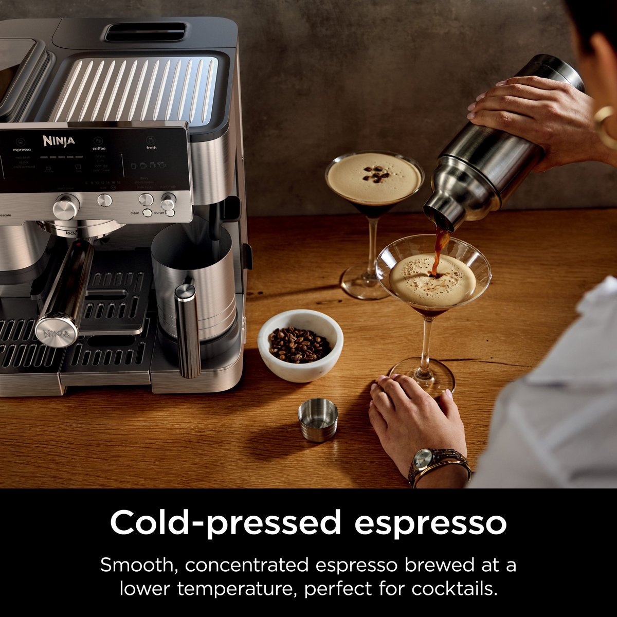 Ninja Luxe Café Premier Series 3-in-1 Espresso, Coffee and Cold Brew Machine- ES601